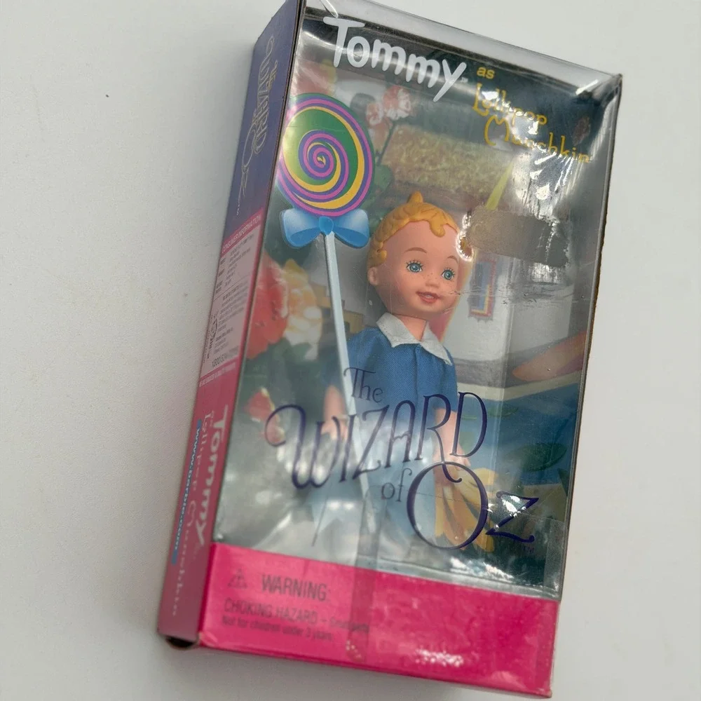 Mattel Wizard of Oz Tommy as Lollipop Munchkin Doll 1999 Vintage 25823 NIB
